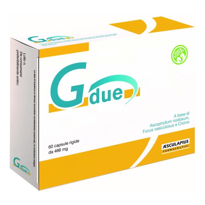 Aesculapius Farmaceutici Gdue Integratore Alimentare 60 Capsule