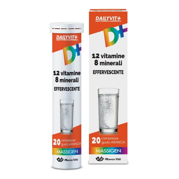 Dailyvit+ 12 Vitamine 8 Minerali Effervescente 20 Compresse