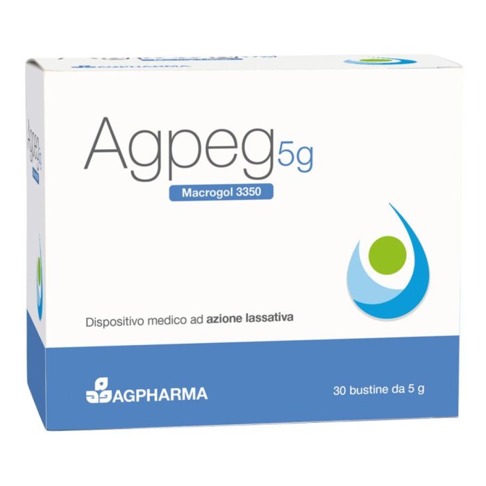 Agpeg Macrogol 3350 30 Bustine 5 g Agpeg Macrogol 3350 30 Bustine 5 g