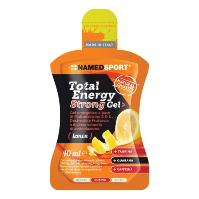 Named Total Energy Strong Gel Energetico lemon 40 ml