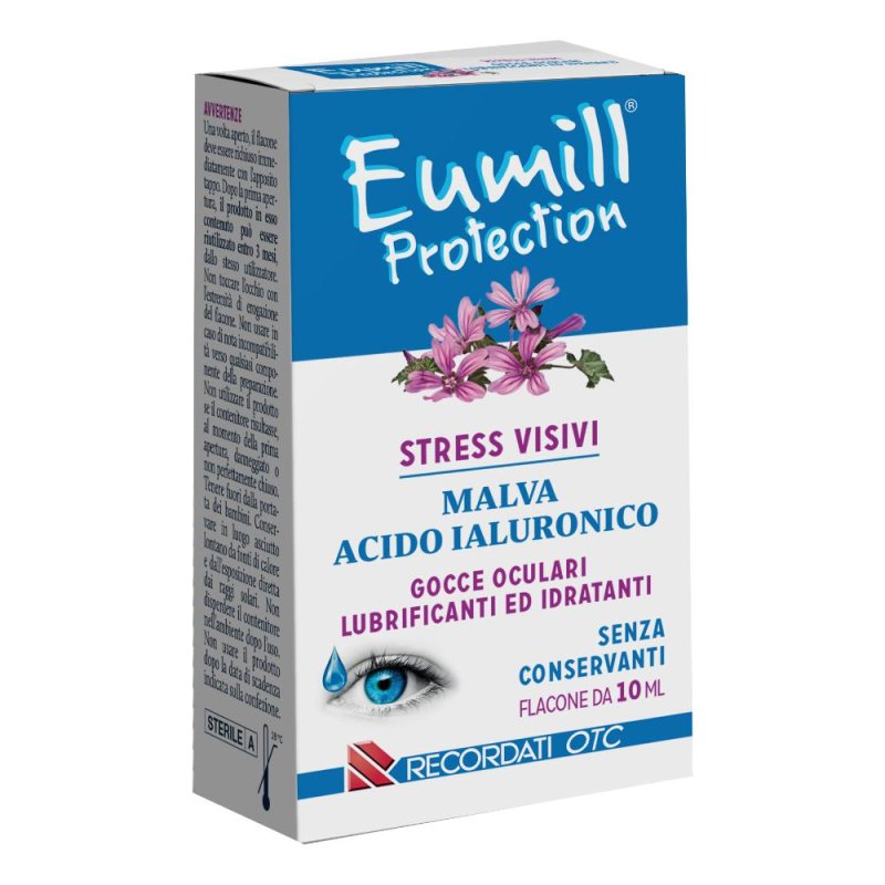 Eumill Protection Gocce Oculari Lubrificante per Occhi 10 ml Eumill Protection Gocce Oculari Lubrificante per Occhi 10 ml