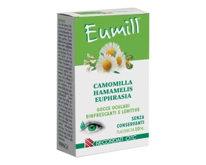 Eumill Gocce Oculari Naturale Occhi Affaticati Camomilla Hamamelis Euphrasia 10ml 