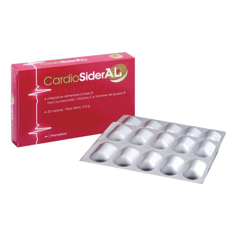 Pharmanutra  Vitamine Minerali CardioSiderAl Ferro Liposomiale 20 Capsule