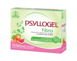 Nathura  Intestino Sano Psyllogel Fibra Integratore 20 Buste Pompelmo Rosa
