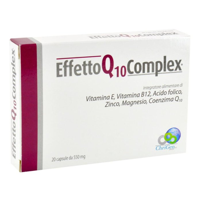 Chrigen Group Effetto Q10 Complex 20 Capsule 550 Mg