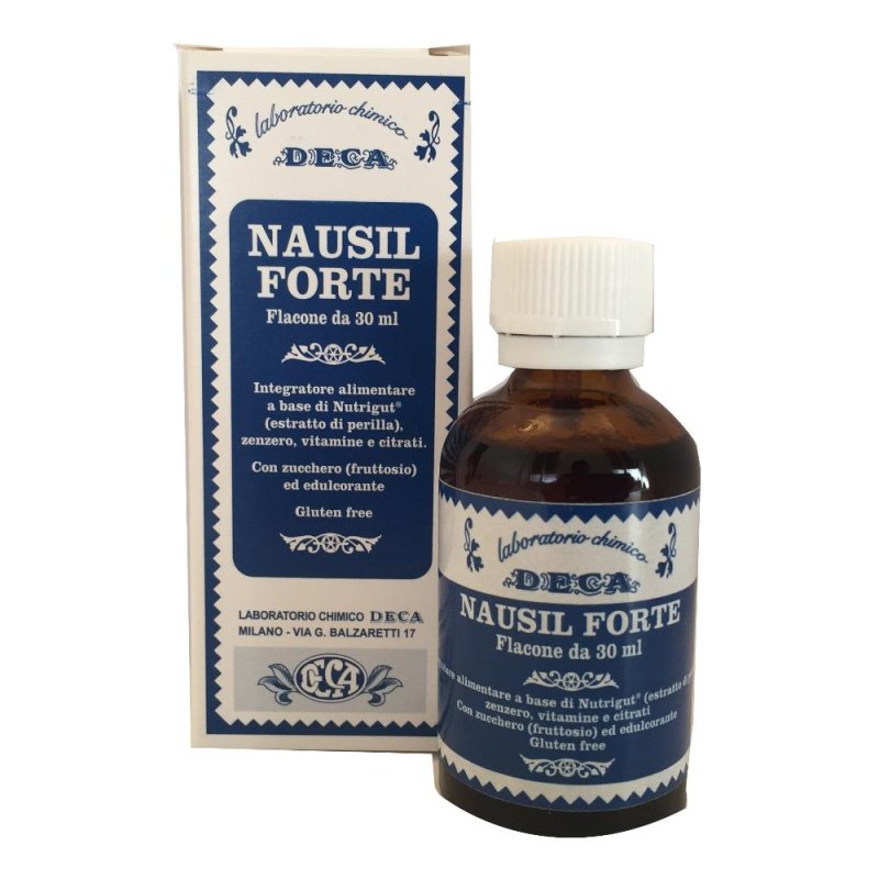 Nausil Forte 30 ml gocce - integratore con zenzero e vitamine per la nausea e digestione Nausil Forte 30 ml gocce - integratore con zenzero e vitamine per la nausea e digestione