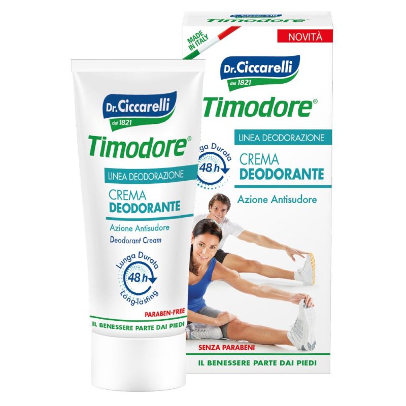 Ciccarelli Timodore Crema Deodorante 48h Azione Antisudore 50 ml Ciccarelli Timodore Crema Deodorante 48h Azione Antisudore 50 ml