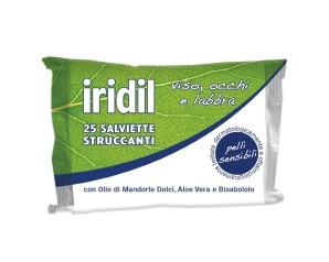 Montefarmaco  Trucco Iridil 25 Salviette Struccanti Occhi Viso e Labbra