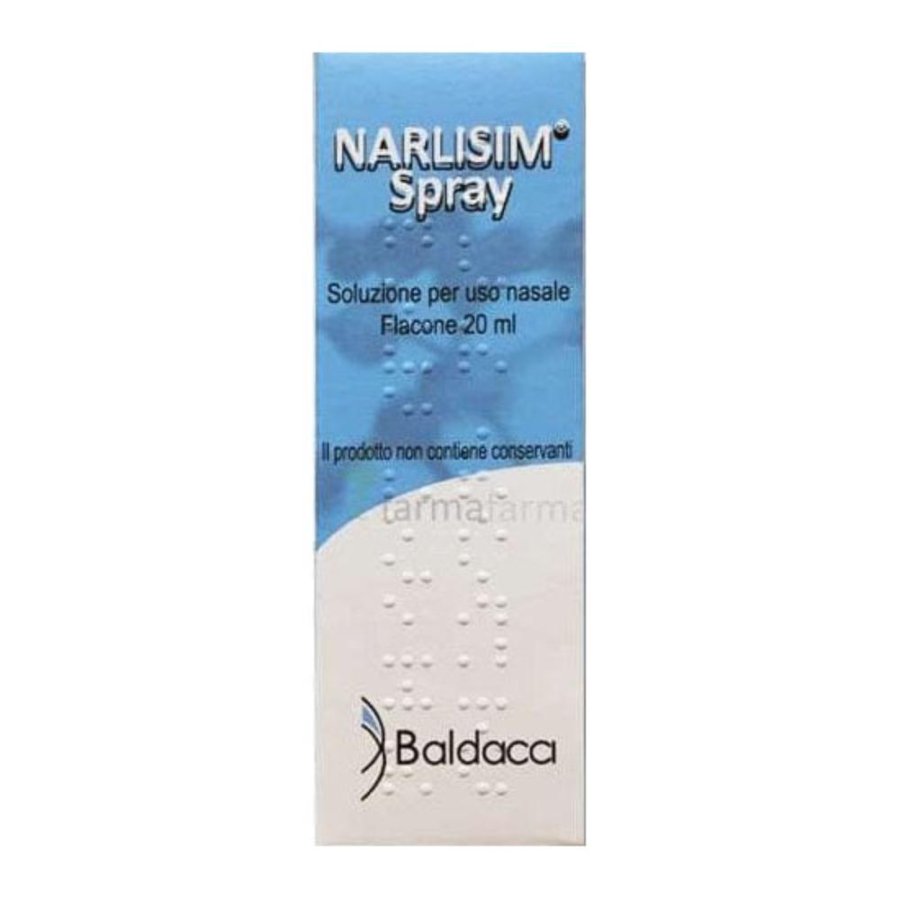 Laboratori Baldacci Narlisim Spray Soluzione Nasale 20 ml Laboratori Baldacci Narlisim Spray Soluzione Nasale 20 ml