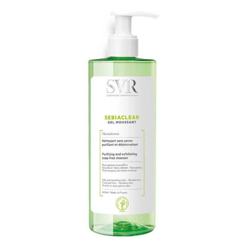 Laboratories SVR Sebiaclear Gel Moussant Detergente 400 ml Laboratories SVR Sebiaclear Gel Moussant Detergente 400 ml