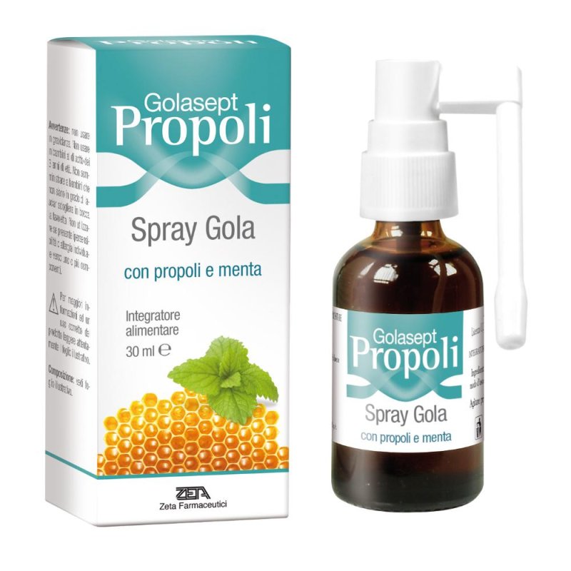 Zeta Farmaceutici Golasept - Propoli Spray Gola Adulti 30 ml Zeta Farmaceutici Golasept - Propoli Spray Gola Adulti 30 ml
