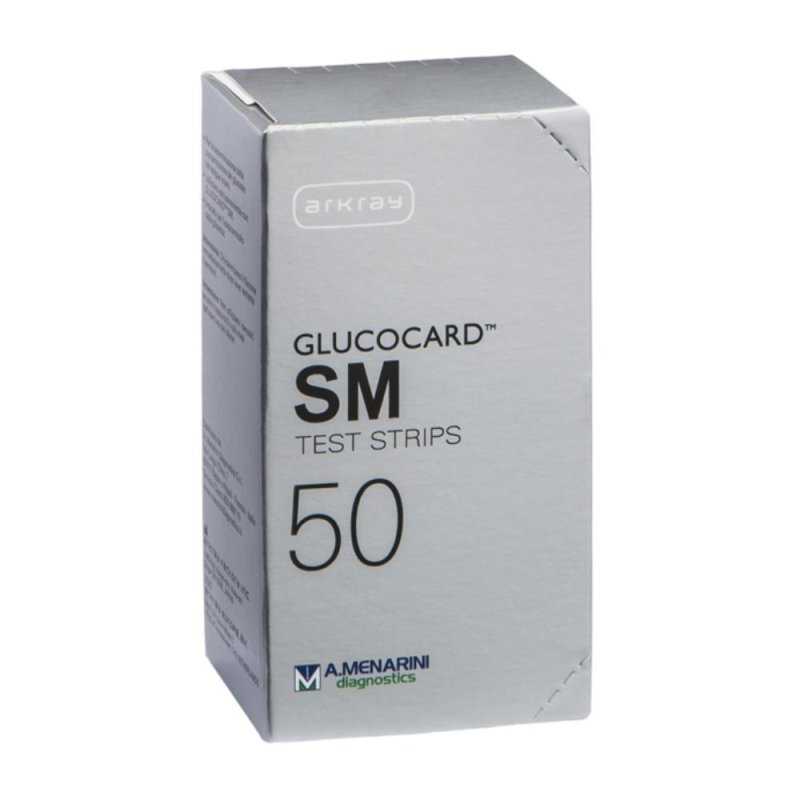 Menarini Diagnostics Dispositivi Medici Glucocard SM 50 Strisce Reattive Menarini Diagnostics Dispositivi Medici Glucocard SM 50 Strisce Reattive