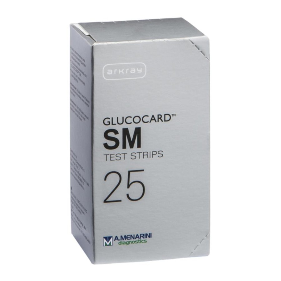 Glucocard Sm Test Strips Glicemia 25 Pezzi