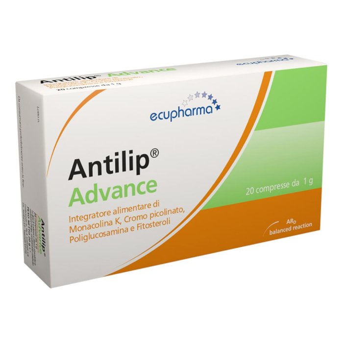 Antilip Advance Integratore Alimentare Controllo Colesterolo 20 compresse Antilip Advance Integratore Alimentare Controllo Colesterolo 20 compresse
