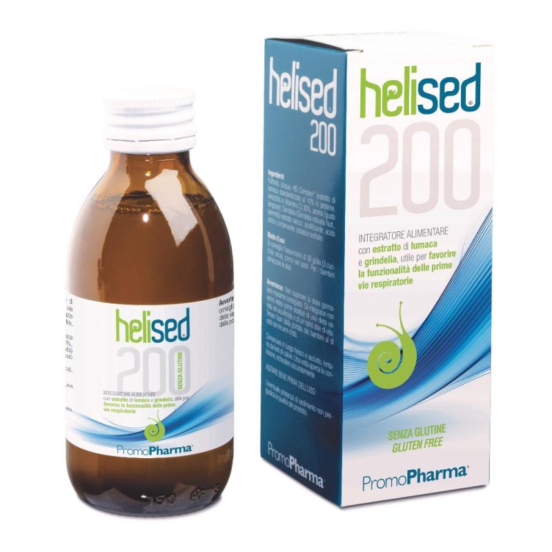PromoPharma Helised 200 Integratore Alimentare Sciroppo Bava Lumaca 150 ml PromoPharma Helised 200 Integratore Alimentare Sciroppo Bava Lumaca 150 ml