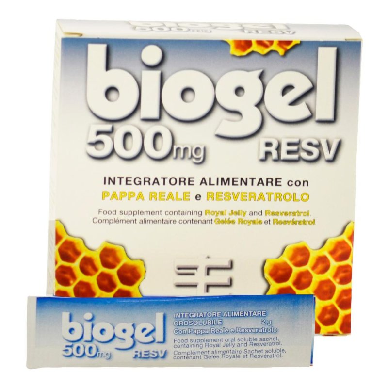 BIOGEL RESV 500MG 15BUST BIOGEL RESV 500MG 15BUST