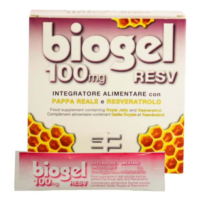 BIOGEL RESV 100MG 15BUST BIOGEL RESV 100MG 15BUST
