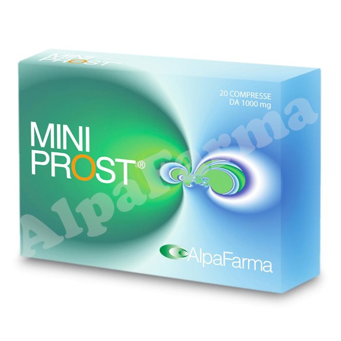 Miniprost Compresse Divisibili 20 Pezzi Integratore per il Benessere e la Funzionalit&agrave; della Prostata