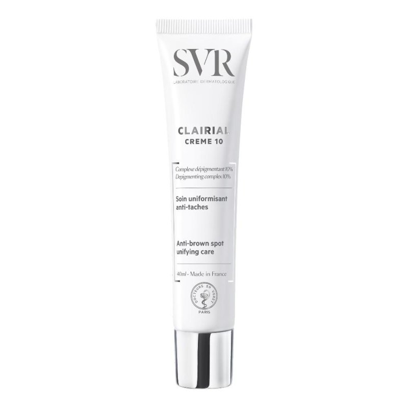 SVR Clairial Creme 10 Trattamento Depigmentante Pelli Sensibili 40 ml SVR Clairial Creme 10 Trattamento Depigmentante Pelli Sensibili 40 ml