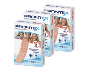 Safety Cerotto Prontex Skin Strips Formato Grande Astuccio 12 Pezzi