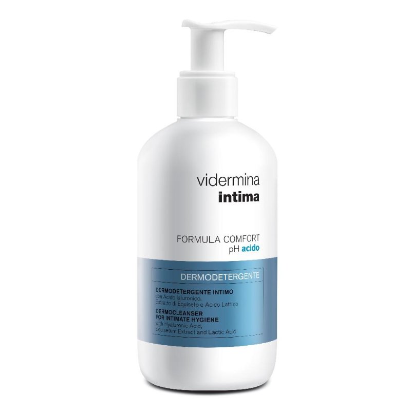 Vidermina Intima pH acido 3.8 Detergente intimo Delicato Rinfrescante 500 ml Vidermina Intima pH acido 3.8 Detergente intimo Delicato Rinfrescante 500 ml