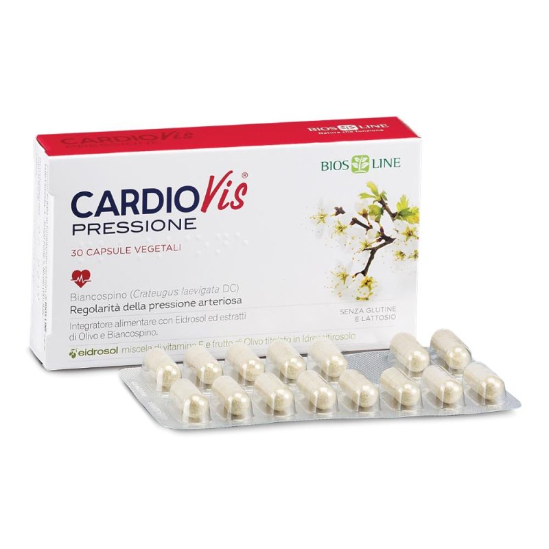 Bios Line CardioVis Pressione Integratore Alimentare 30 Capsule Vegetali Bios Line CardioVis Pressione Integratore Alimentare 30 Capsule Vegetali