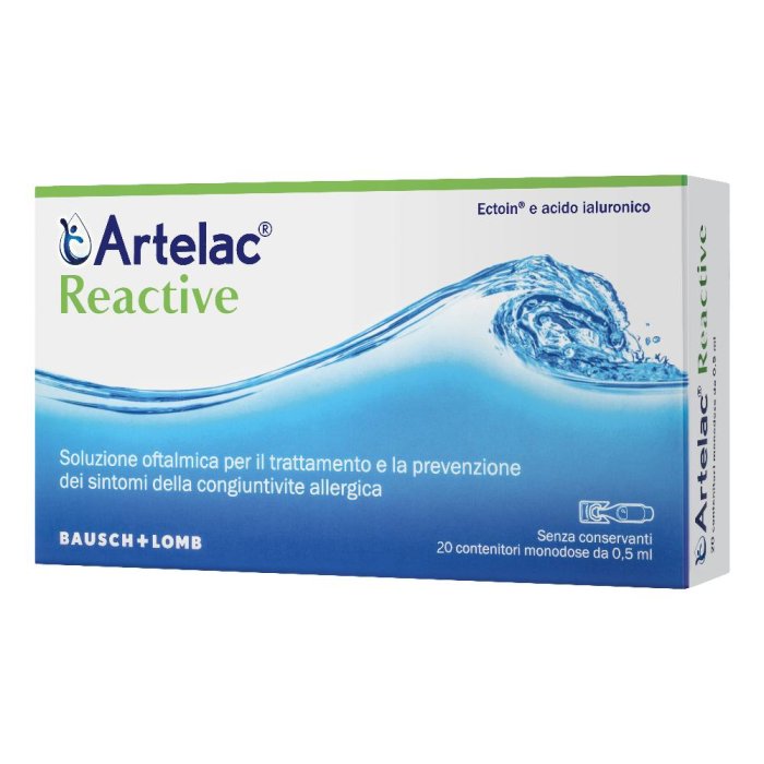 Artelac Reactive Soluzione Oftalmica Monodose 20 Unita' Da 0,5 Ml Artelac Reactive Soluzione Oftalmica Monodose 20 Unita' Da 0,5 Ml