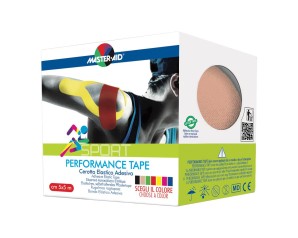 Master-Aid Performance Tape Cerotto Elastico Adesivo Taping Beige 5cm x 5m