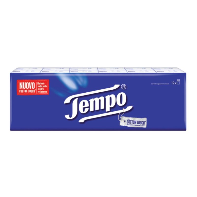 Tempo fazzoletti 12 pacchetti 9 pezzi