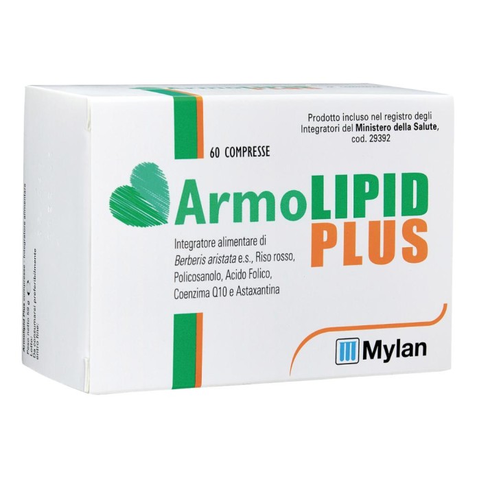 ArmoLIPID Plus Integratore Alimentare 60 Compresse