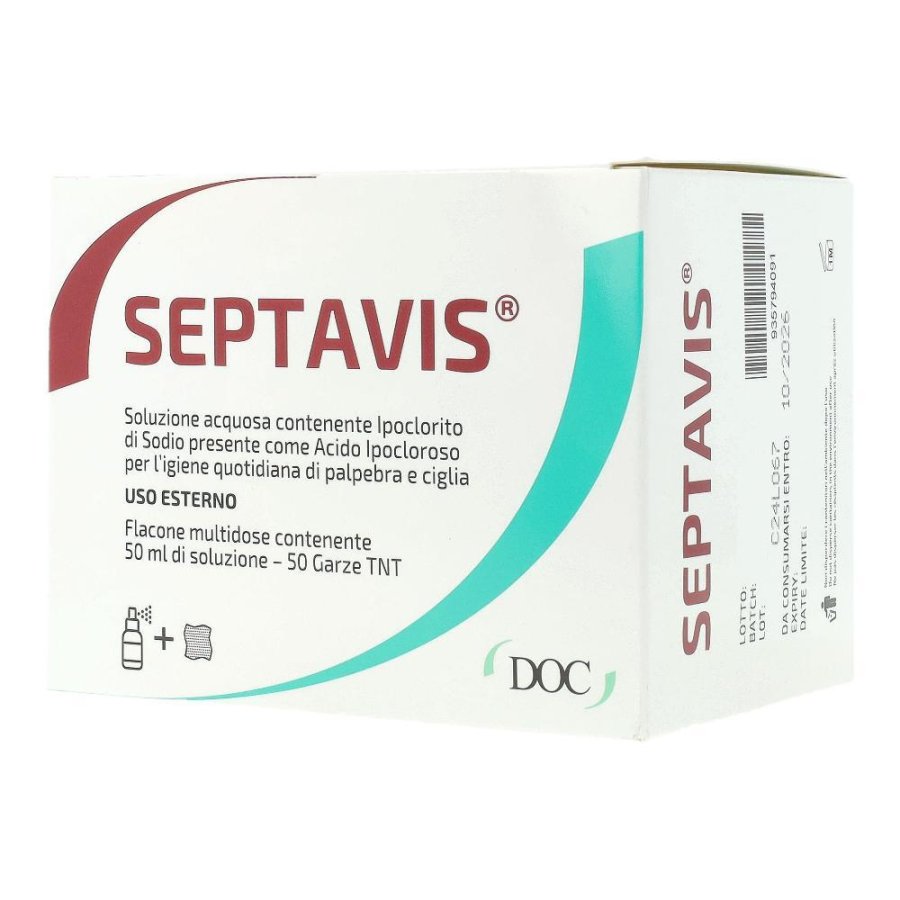 Medivis Septavis 50 Ml + 50 Garze In Tnt Sterili Medivis Septavis 50 Ml + 50 Garze In Tnt Sterili