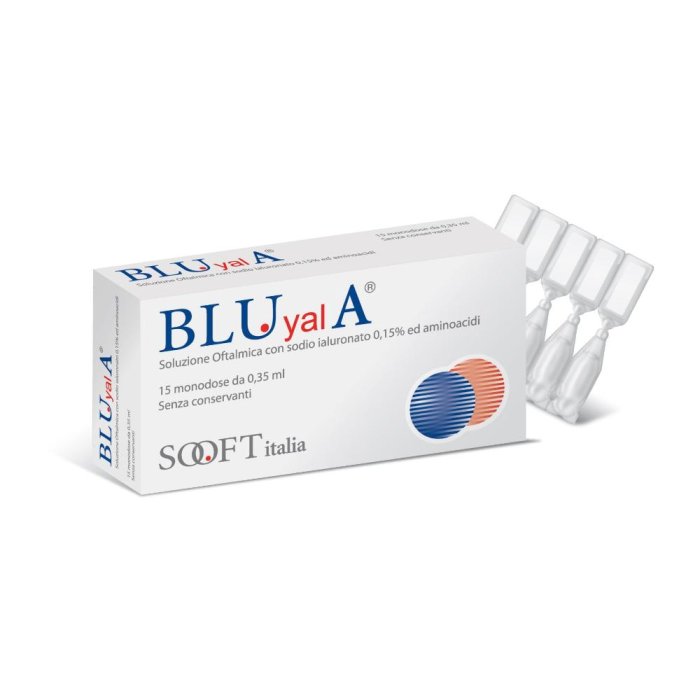 Sooft Italia Salute degli Occhi Bluyal A Lacrime Collirio 15 Flaconcini Sooft Italia Salute degli Occhi Bluyal A Lacrime Collirio 15 Flaconcini