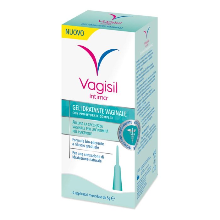 Vagisil Intima Gel Idratante Vaginale 6 Applicatori Da 5 g Vagisil Intima Gel Idratante Vaginale 6 Applicatori Da 5 g