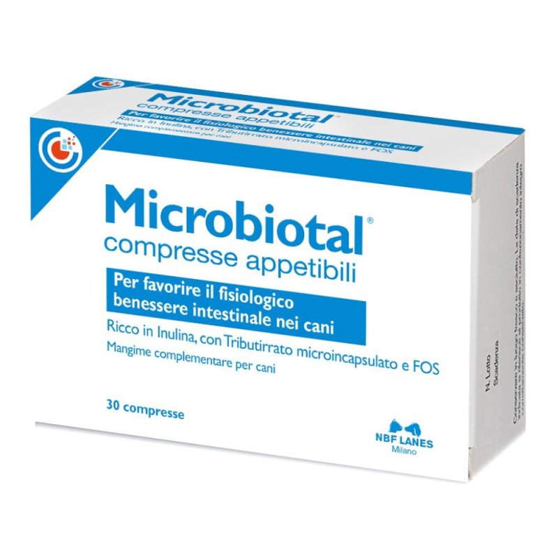 N.b.f. Lanes Microbiotal Cane 30 Compresse