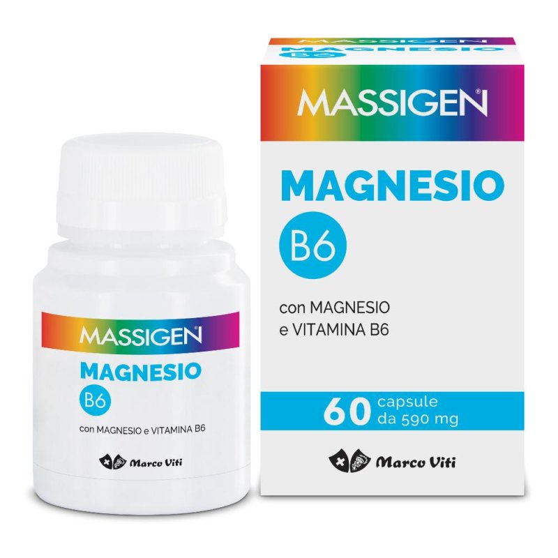 Massigen Magnesio B6 60 Capsule Massigen Magnesio B6 60 Capsule