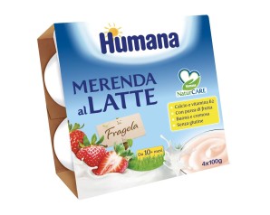 HUMANA Mer.Latte Fragola4x100g