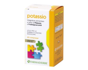 Farmaderbe Nutra potassio integratore alimentare 60 compresse per equilibrio idrico e funzione neuromuscolare