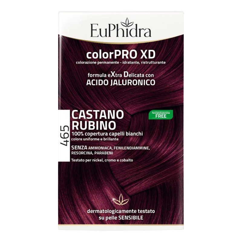 EuPhidra  ColorPRO XD Colorazione Extra-Delixata 465 Castano Rubino