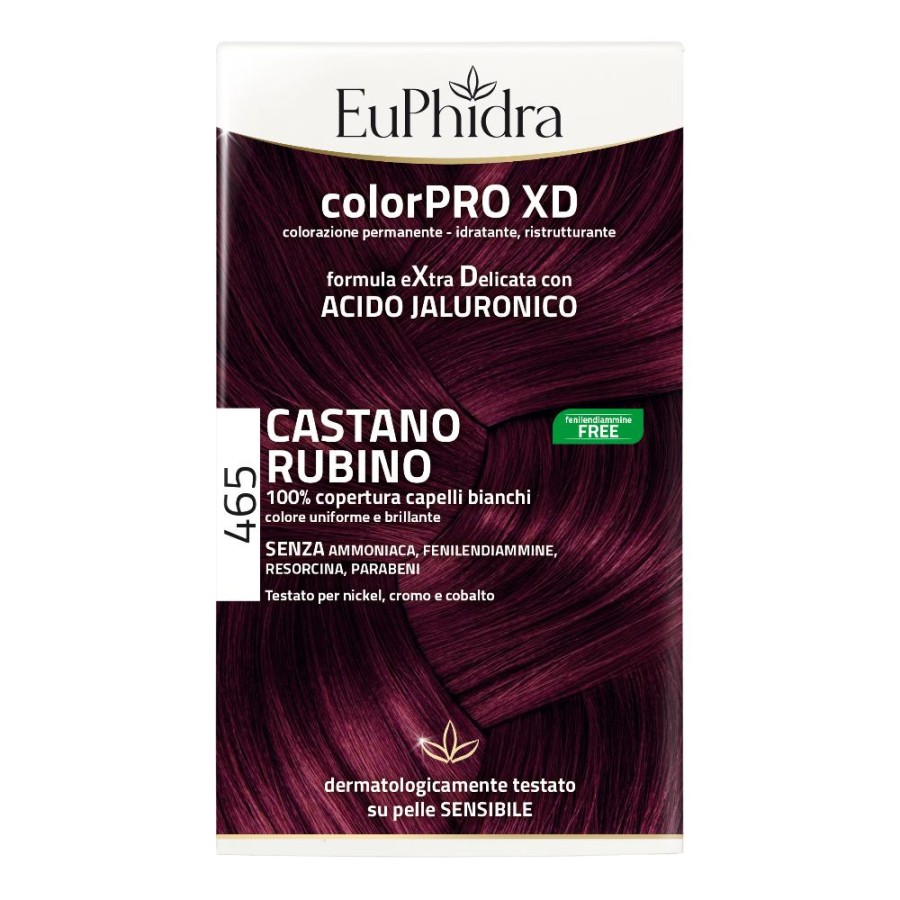 EuPhidra  ColorPRO XD Colorazione Extra-Delixata 465 Castano Rubino