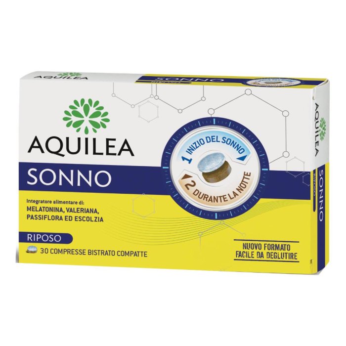 Aquilea Sonno Compresse 30 Capsule per Favorire il Sonno Naturale e il Rilassamento Aquilea Sonno Compresse 30 Capsule per Favorire il Sonno Naturale e il Rilassamento