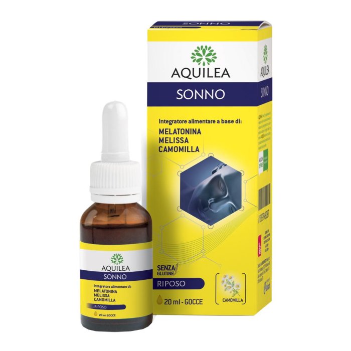 Aquilea Sonno Gocce 20 ml Integratore Naturale per Favorire il Sonno e il Riposo Notturno Aquilea Sonno Gocce 20 ml Integratore Naturale per Favorire il Sonno e il Riposo Notturno