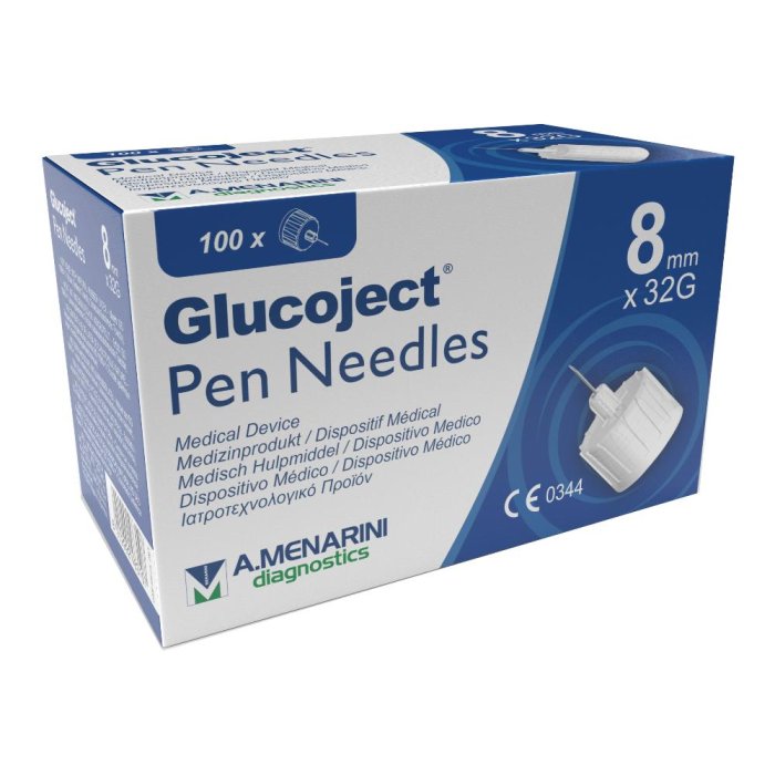 Glucoject aghi per penna 8 mm G32