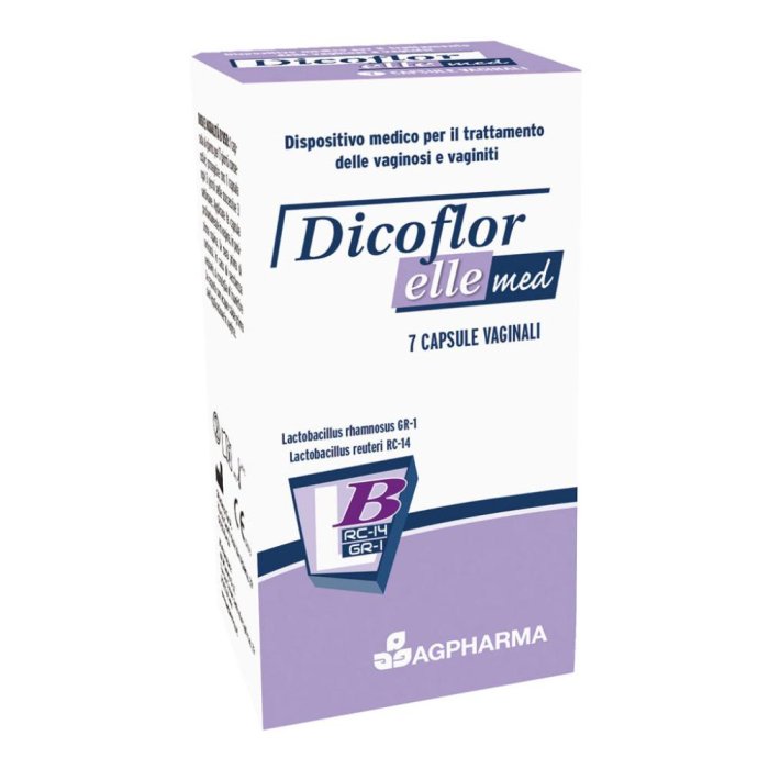 Ag Pharma Dicoflor Elle Med 7 Capsule Vaginali Ag Pharma Dicoflor Elle Med 7 Capsule Vaginali