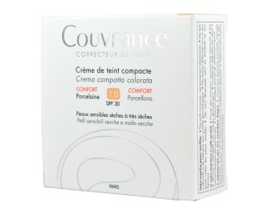 Eau Thermale Avene Couvrance Crema Compatta Colorata Nf Comfort Porcellana 9,5 G