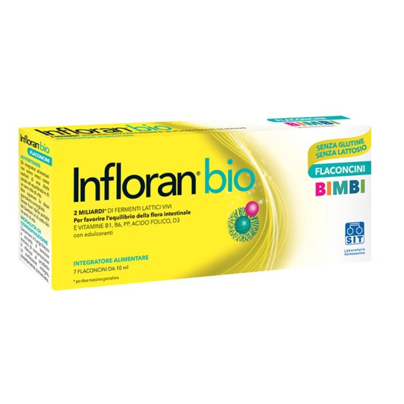 Sit Lab Infloran Bio Bimbi 7 Flaconcini Sit Lab Infloran Bio Bimbi 7 Flaconcini