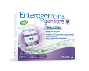 Enterogermina Gonfiore 20 bustine Integratore per gonfiore addominale no gas - Sanofi