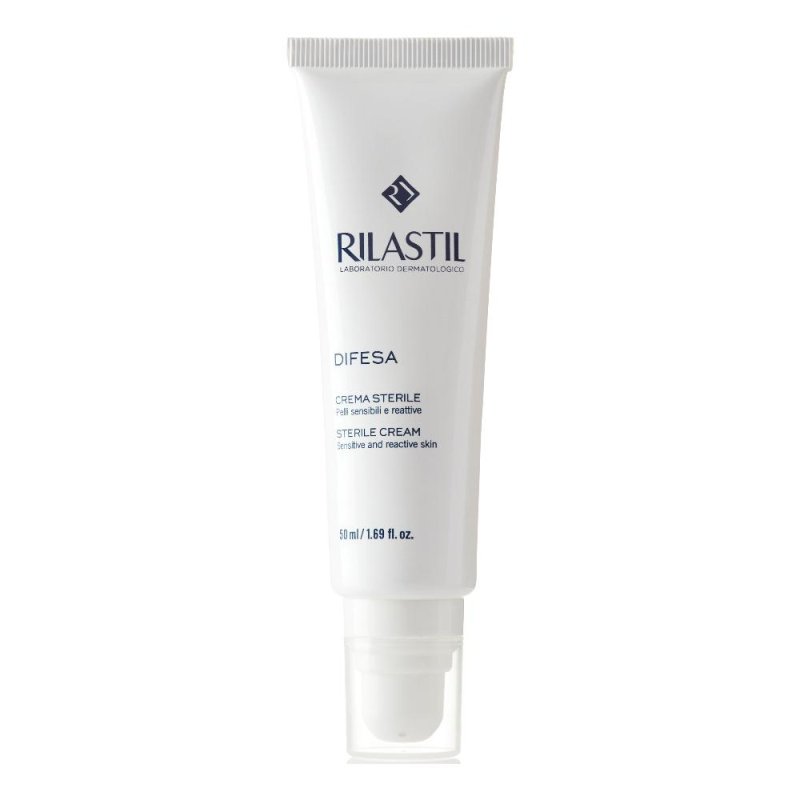 Rilastil Difesa Crema viso Sterile Protettiva Pelli Sensibili e Reattive 50 ml Rilastil Difesa Crema viso Sterile Protettiva Pelli Sensibili e Reattive 50 ml