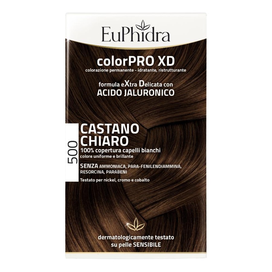 EuPhidra ColorPRO XD Colorazione Extra-Delixata 500 Castano Chiaro