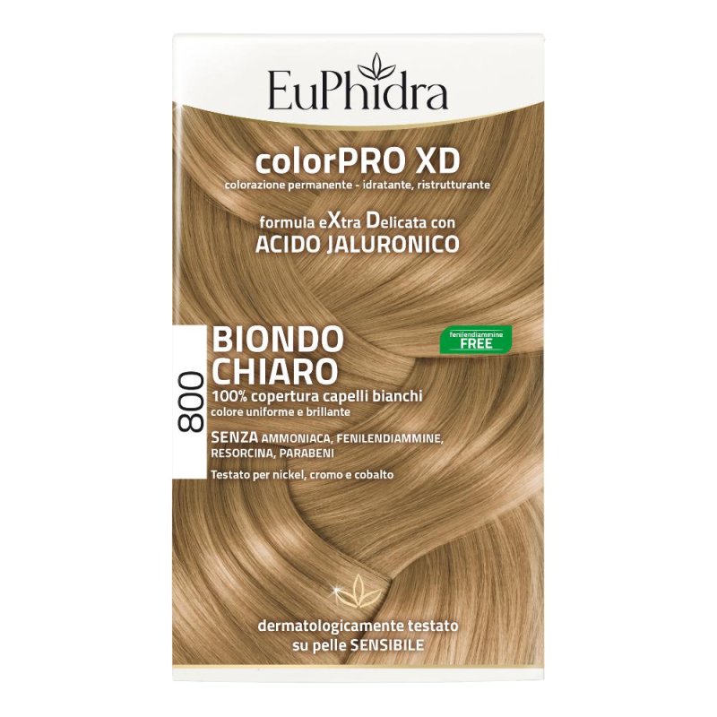 EuPhidra  ColorPRO XD Colorazione Extra-Delixata 800 Biondo Chiaro