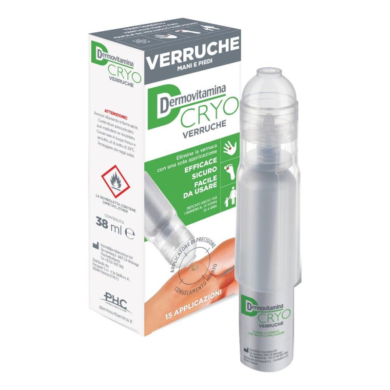 Dermovitamina Verruche Cryo 38ml trattamento per verruche e mollusco contagioso Dermovitamina Verruche Cryo 38ml trattamento per verruche e mollusco contagioso